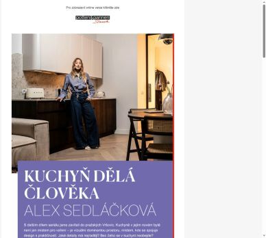 Nahlédněte do kuchyně Alex Sedláčkové.