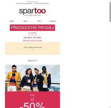 Toto nesmíte propásnout!✨ Až -50% sleva na Gant, Citrouille et Compagnie, Gola, Mustang a Betty London s doručením zdarma