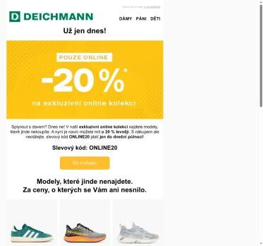 Jen do půlnoci: -20 % na online kolekci ✨