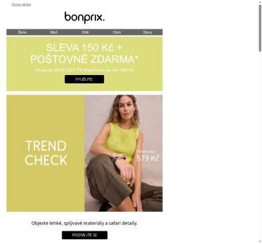 150 Kč a poštovné zdarma pro Vás