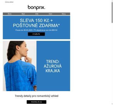 🎉 Sleva 150 Kč + poštovné zdarma pro Vás