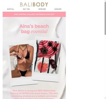 Find out @aina.simon’s secret to bronzed skin
