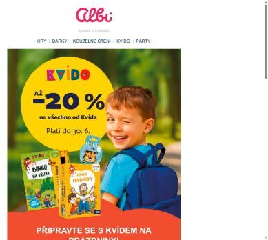 Jedinečná sleva na Kvída. Až 20 % dolů…🤩