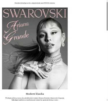 Už jste si koupili šperk Ariana Grande x Swarovski?