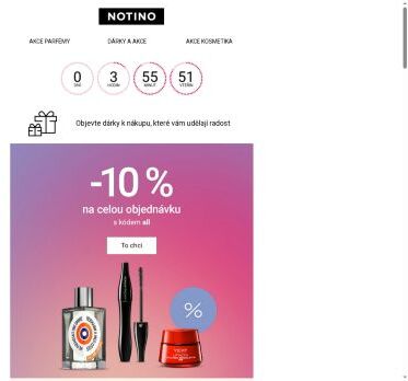 Už jen dnes! 10% sleva na celý nákup