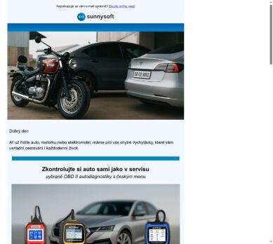 AutoMoto: nabíječky pro elektro auta, chytré autodiagnostiky a překvapení pro motorkáře