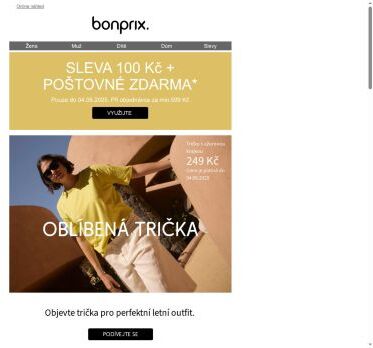 Oblíbená trička 🧡 100 Kč sleva + ...