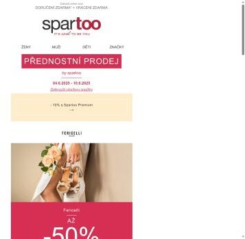 ✨Doručení je zdarma a navíc váš čekají slevy až -50% na značky Fericelli, Citrouille et Compagnie, Vivaraise, Tom Tailor a Puma