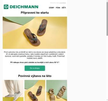 Povinná výbava na léto 🌊| -50 % na druhý pár
