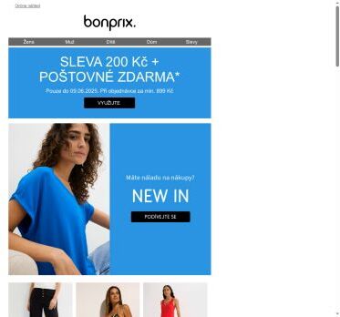 Dnes naposledy: 200 Kč + poštovné zdarma
