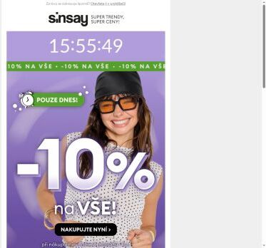 🔥 -10% 🔥 na VŠE ❗ Pouze dnes!