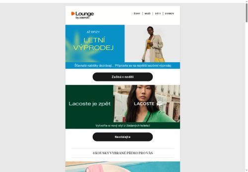 Lacoste, C&A a HOKA ⎪ Styl pro každou příležitost