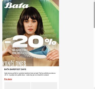 -20 % NA BAREFOOT💣KONČÍ DNES