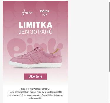 Jen 30 párů? 🤯 Tyhle krásky budou rychle pryč...