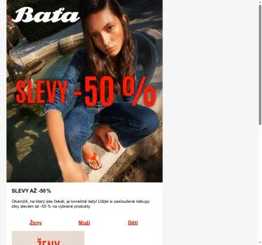-50 % SLEVA 📢 VÝPRODEJ PRÁVĚ ZAČÍNÁ