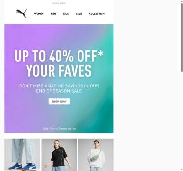 Save Big With Up To 40% OFF*