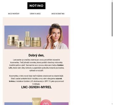 Skincare novinka a dárek k nákupu