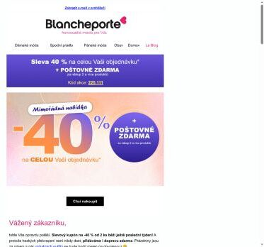Prodlouženo! -40 % od 2 ks a navíc...