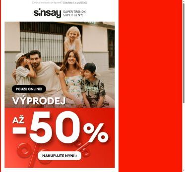 🔴 VÝPRODEJ až -50% 🔴