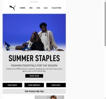 Discover Your Summer Staples With PUMA
