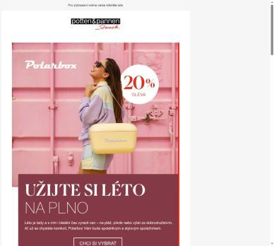 Léto volá! Polarbox teď se slevou 20 %.
