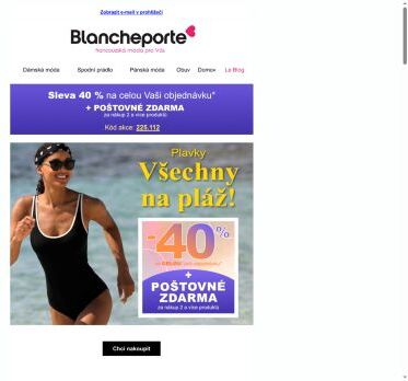 Nové plavky s 40% slevou? Jistě!
