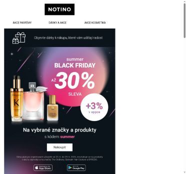 Až 33% slevy! Nezapomeňte na Summer Black Friday.