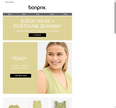 Vaše nová sleva čeká | Trendy zelená 💚