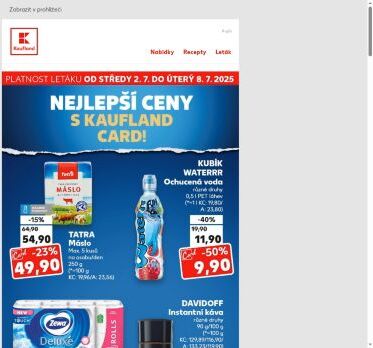 Tatra máslo 250 g za 49,90 Kč s Kaufland Card - Již od středy!