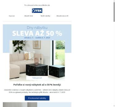 🏠 Ušetřete až 50 % na nábytku – jen do 6. 7.