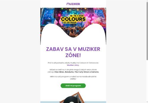 Zaži Colours of Ostrava s Muzikerom! 🎶