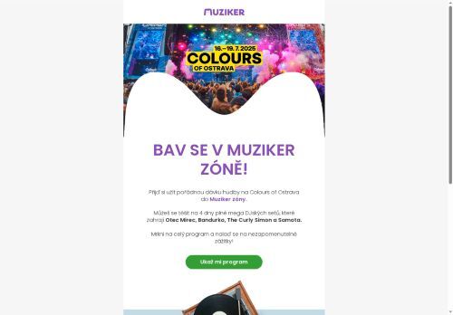 Zažij Colours of Ostrava s Muzikerem! 🎶