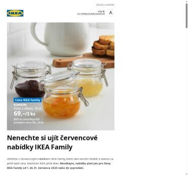 Mo, využijte červencové nabídky IKEA Family!