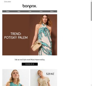Trend: potisky palem 🌴