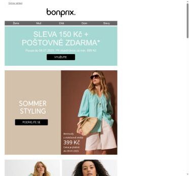 Pouze krátce: 150 Kč + poštovné zdarma