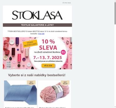 TÝDEN BESTSELLERŮ - sleva 10 %