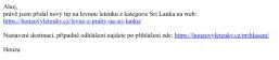 Levné z Prahy na SRÍ LANKU - 12 625 Kč - HonzovyLetenky.cz