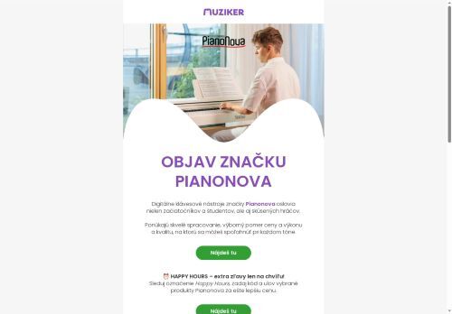 🎹 Špičkové pianá za rozumnú cenu