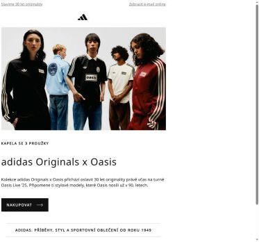 Právě v prodeji: adidas Originals x Oasis