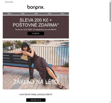 Pouze pro Vás: 200 Kč sleva na Vaši objednávku!