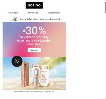 Až −30 % na vybrané produkty