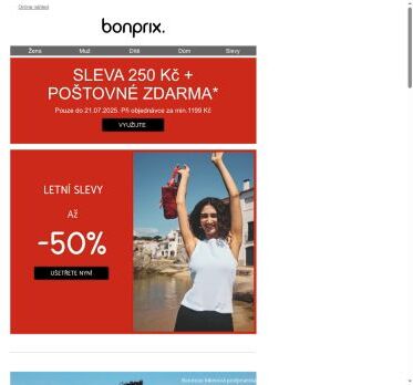 Až -50 % v letních slevách 🚀