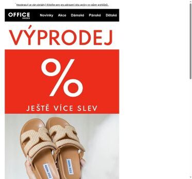 JEŠTĚ VÍCE SLEV – Výprodej pokračuje!