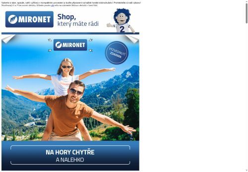OS: Než vyrazíte do hor, vybavte se s
 Mironetem