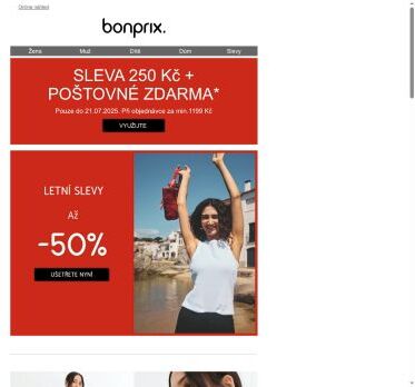 Ušetřete 250 Kč na Vaši celou objednávku!