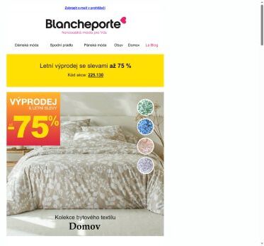 -75 % pouze na oblečení? Ani náhodou!