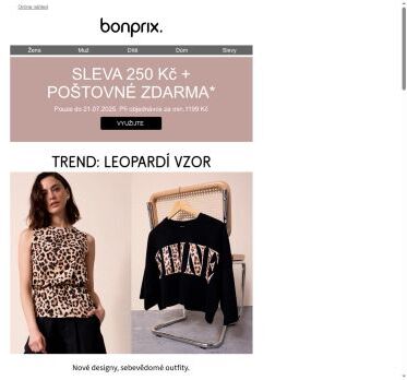 Dnes naposledy: 250 Kč + poštovné zdarma