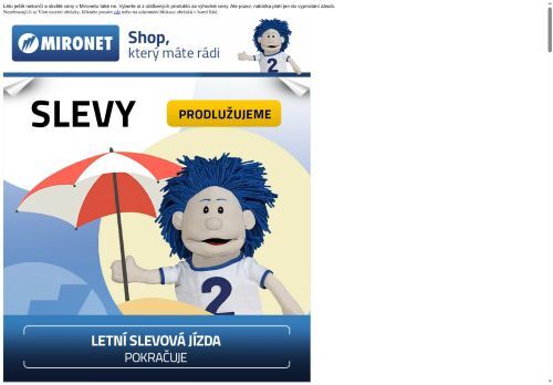 OS: Letní slevy v Mironetu
 nekončí!
