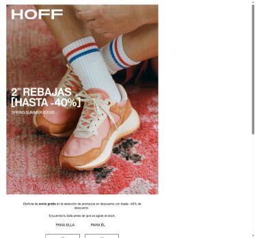ÚLTIMAS TALLAS CON HASTA -40%