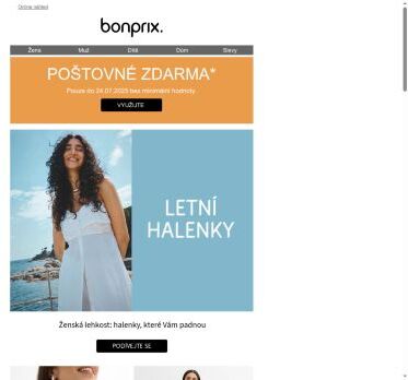 Poštovné zdarma pro Vás
